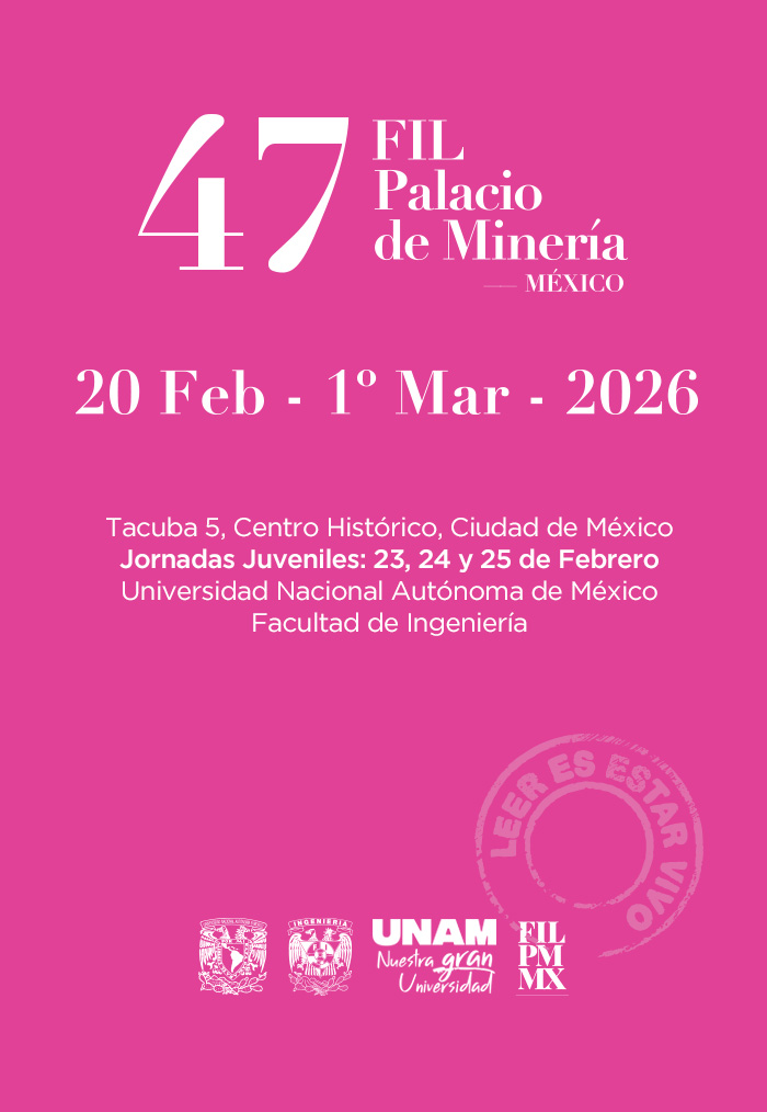 Cartel 47 FIL Palacio de Minería