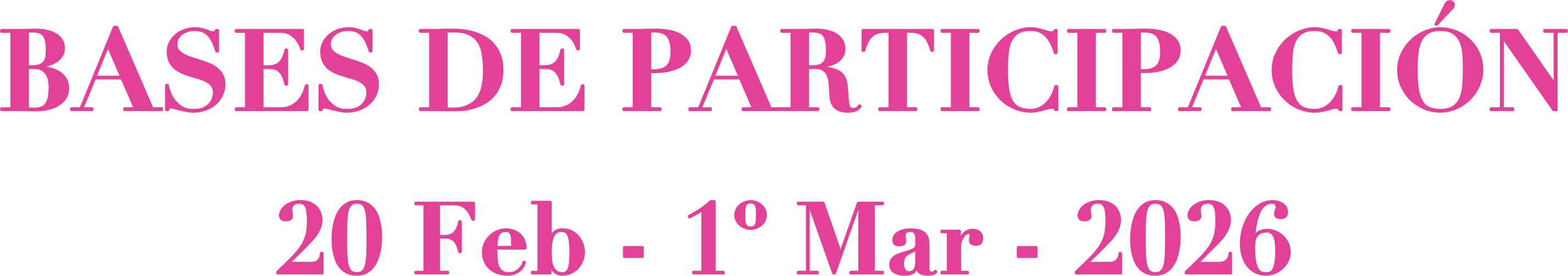 Bases de Participación
